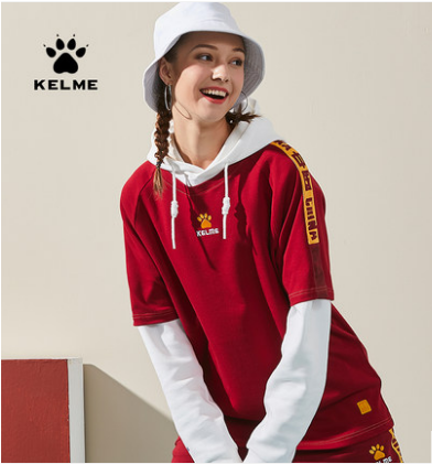 kelme卡尔美 2019中国运动休闲短袖圆领T恤 纪念版系列T恤3891576