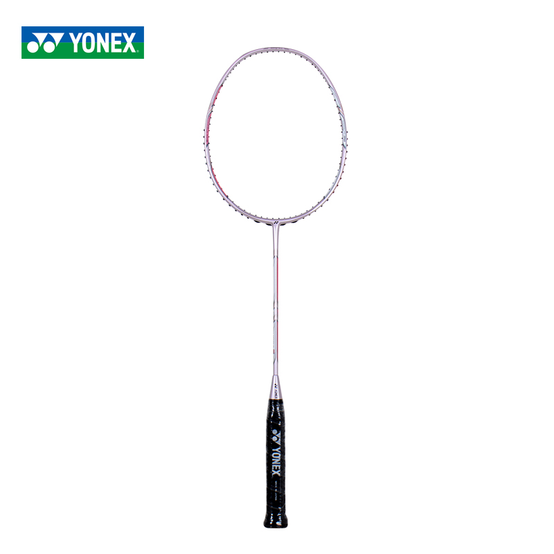 YONEX尤尼克斯羽毛球拍单拍女成人粉色全双刃DUO6YX球拍碳素