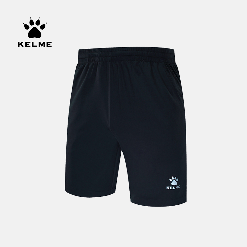 KELME运动短裤男式夏季新款速干跑步训练裤宽松透气五分裤3881204、3883204