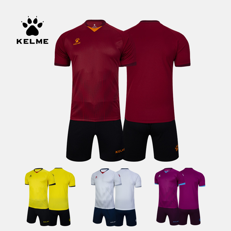2020新款卡尔美足球服套装男子比赛训练服光板团购定制组队球衣3801096