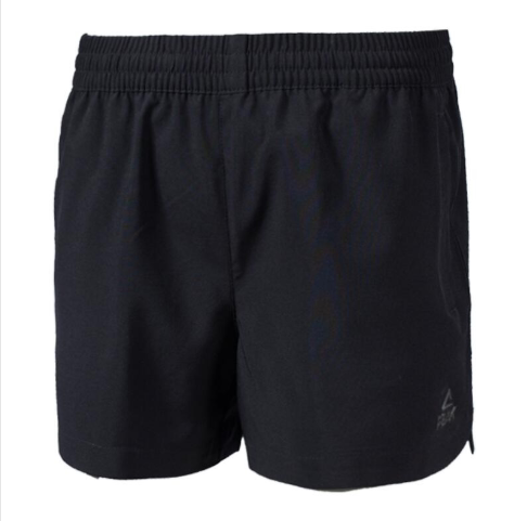 匹克PEAK 运动生活服装 女 梭织短裤 F373218-黑色-深蓝