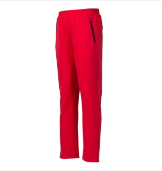 匹克PEAK 运动生活服装 男 针织单裤 针织长裤 TFB9547-匹克红-黑色