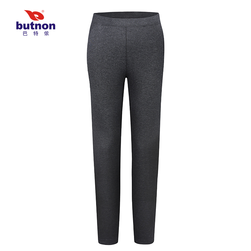 butnon巴特侬夏季薄款运动裤女直筒针织休闲长裤透气运动生活W9224、M9223-黑色