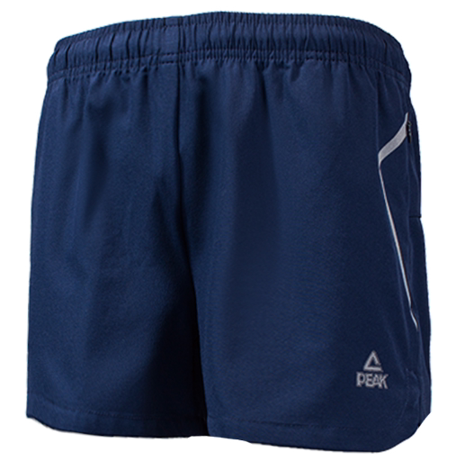 匹克PAEK 综合运动服装 男 梭织短裤 F373227-深蓝-黑色