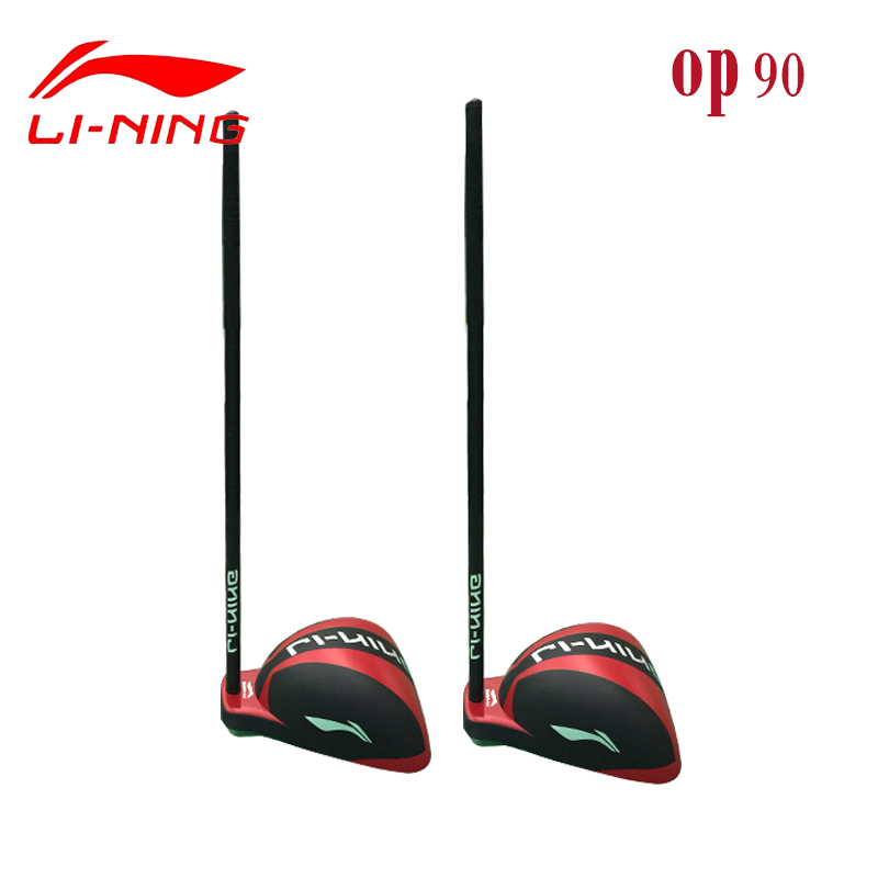 李宁LI-NING 羽毛球网柱 运动保护网柱 方便移动高度可调节 比赛型网柱OP90 AXKE016-1