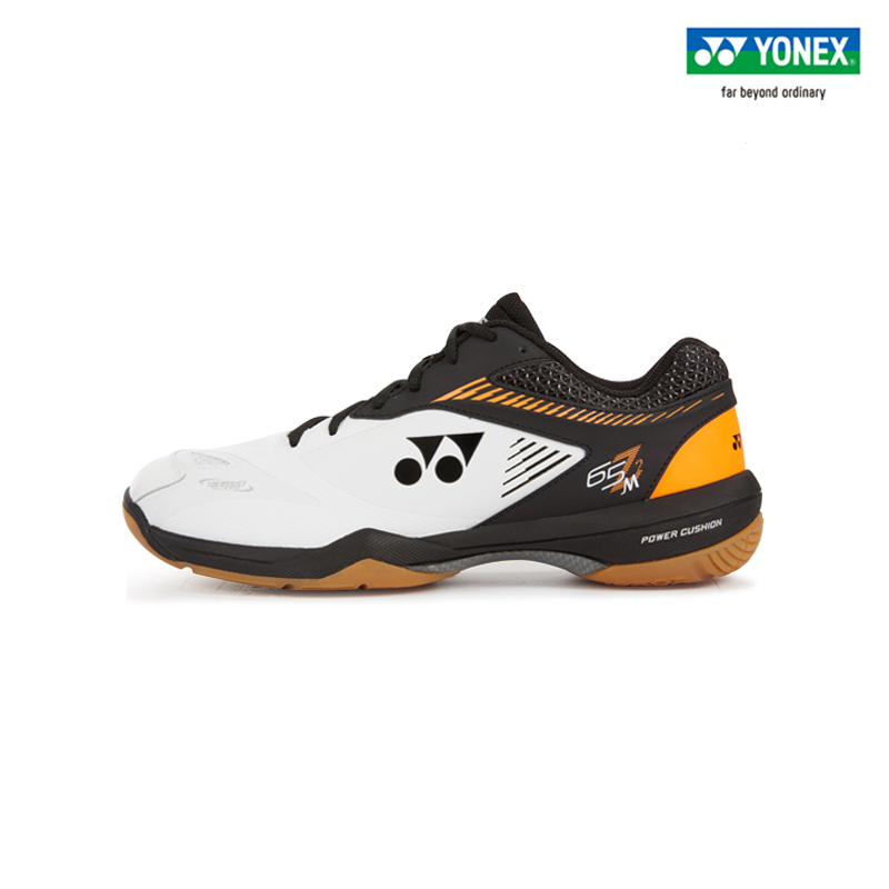 YONEX/尤尼克斯男款羽毛球鞋舒适柔软运动鞋yy SHB65Z2MEX-蔚蓝-白/橙