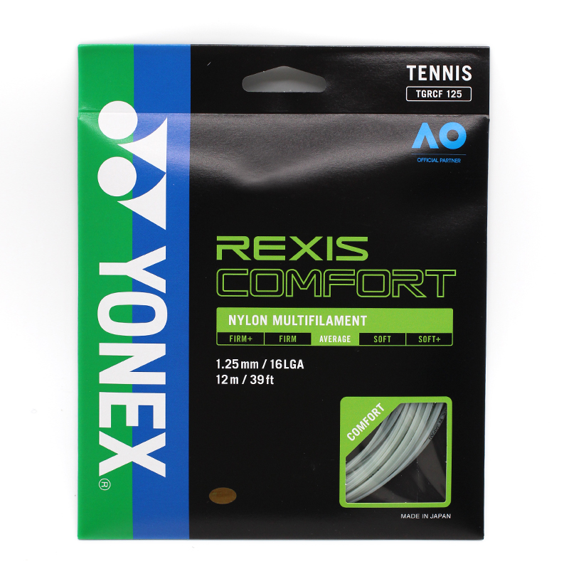 YONEX/尤尼克斯网球线 聚酯硬线球拍线 TGRCF125CH-白色