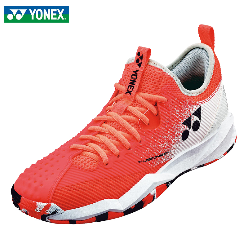 YONEX/尤尼克斯网球鞋男女同款运动训练鞋轻量耐磨正品 SHTF4MACEX-红色/白色