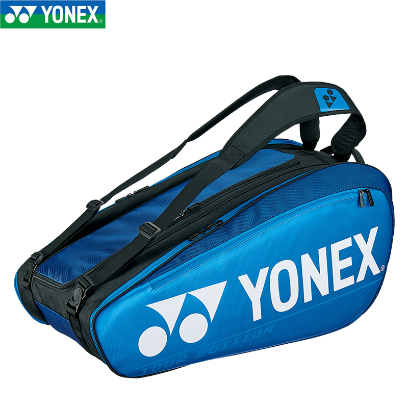 YONEX尤尼克斯yy羽毛球包大容量九只装全英赛明星 BA92029EX-红-黑/黄-水蓝-黑-深蓝