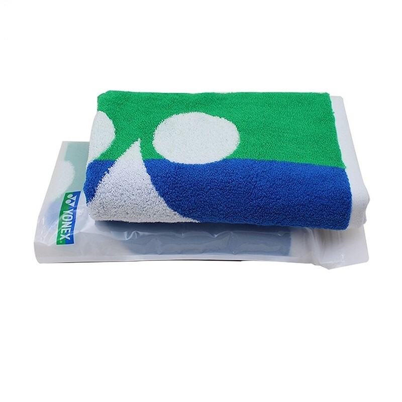 尤尼克斯YONEX运动毛巾吸汗性好 AC1213CR-蓝/绿