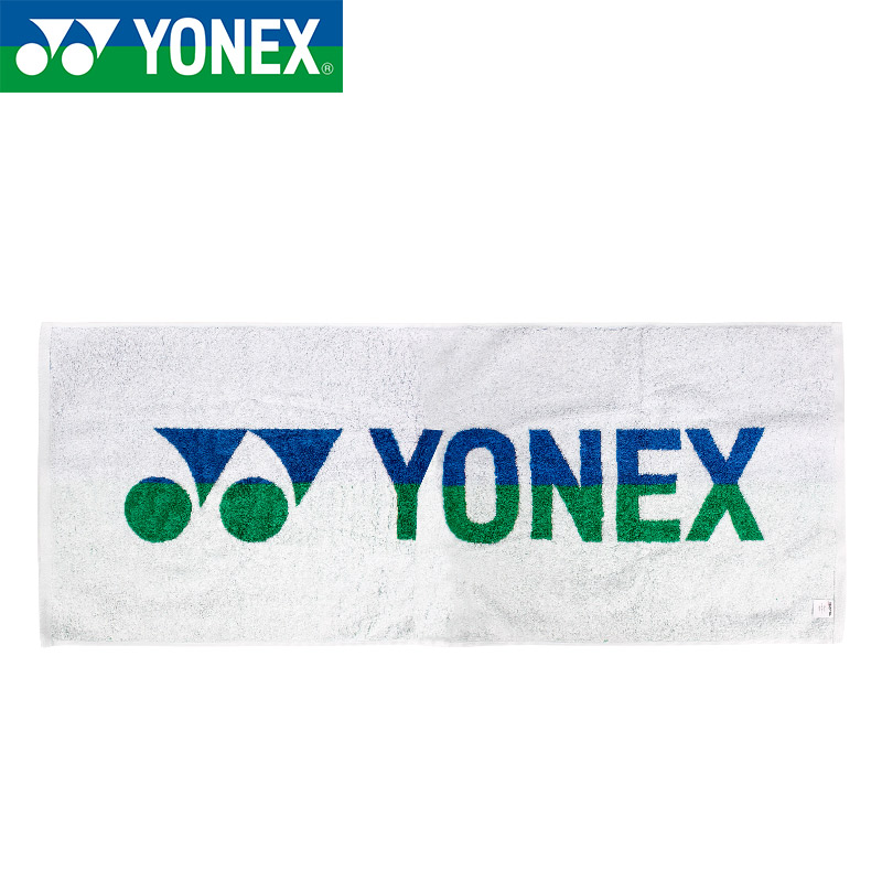YONEX尤尼克斯纯棉大毛巾 柔软舒适 吸汗性好 AC1214CR-蓝/绿
