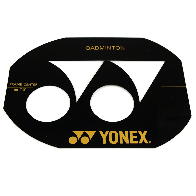 YONEX尤尼克斯YY羽毛球拍网球拍 LOGO板 商标油墨画板 AC418-黑色