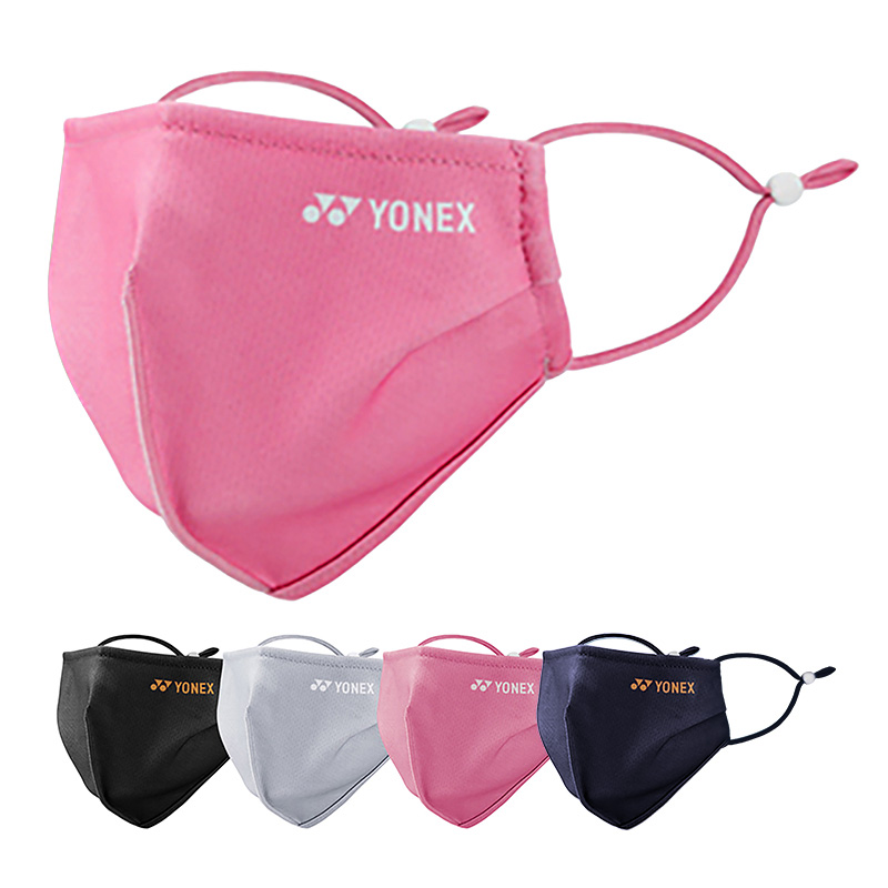2020新款YONEX/尤尼克斯面罩口罩男女透气骑行防护口罩 AC480CR-黑色-藏青-冰灰色-蜜粉色-浅蓝