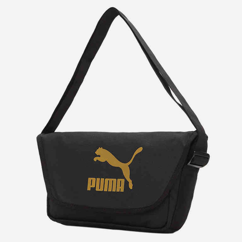 Puma/彪马2021新款男女同款休闲单肩包斜挎包拎包 078007-01-黑色
