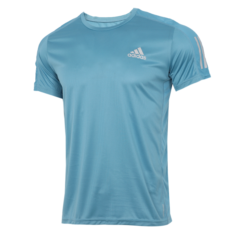 Adidas阿迪达斯 短袖男2021夏季新款跑步健身T恤反光运动服 GJ9966