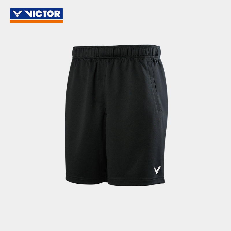 victor胜利羽毛球服运动短裤子男女款夏季薄款透气宽松 R-00201-帕拉代斯红-夏威夷蓝-白色