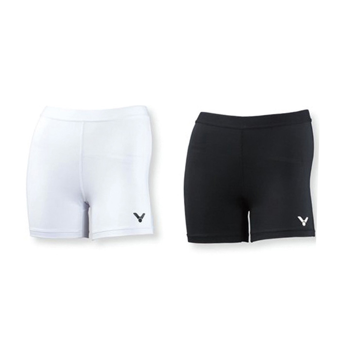 VICTOR胜利威克多羽毛球服女款打底短裤安全裤 R-2196-白色-黑色