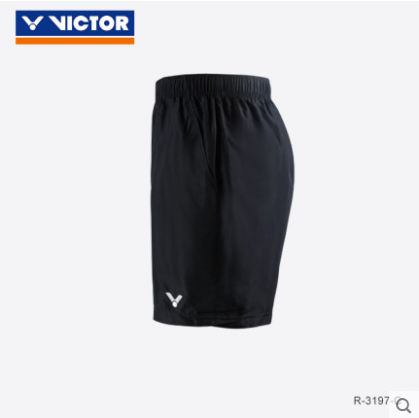 威克多VICTOR胜利羽毛球短裤女款梭织短裤 R-3197-黑色-鲜红
