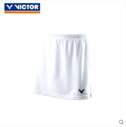 威克多VICTOR胜利针织短裙羽毛球短裙运动裙子A版包臀 K-3199-白色-黑色-紫色-玫红