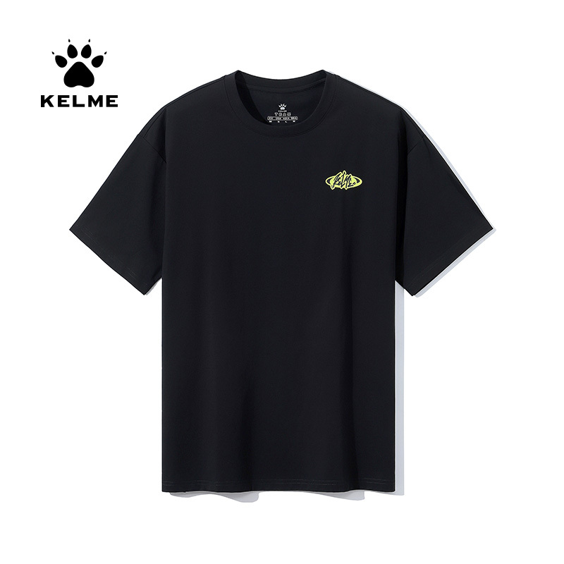 KELME/卡尔美T 恤男士2020年新款短袖圆领打底衫上衣运动男装 8051TX1004-000-100