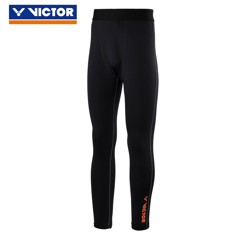 victor胜利运动紧身衣速干长短袖T恤健身跑步锻炼长裤 P-90029-黑色