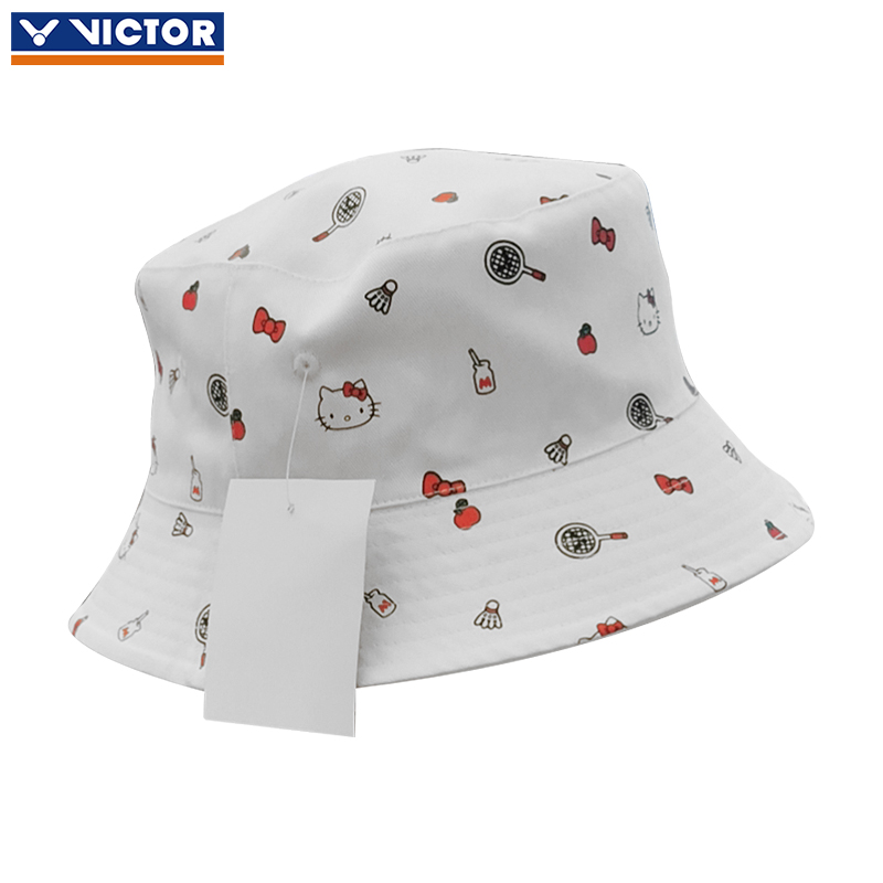 胜利victor羽毛球运动帽凯蒂猫威克多HelloKitty系列联名 VC-KT-白色