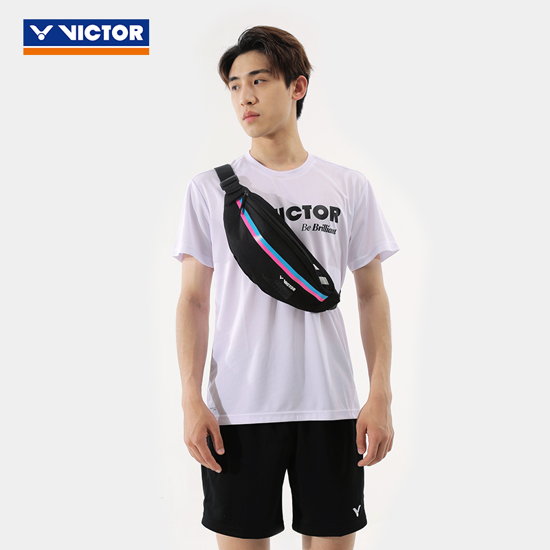 VICTOR/威克多羽毛球包运动休闲腰包戴资颖系列 BGCC913-黑色