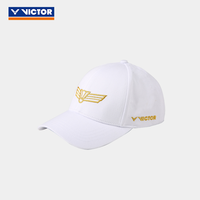 威克多/VICTOR 威克多羽毛球运动休闲帽子 VC-215-白色-黑色