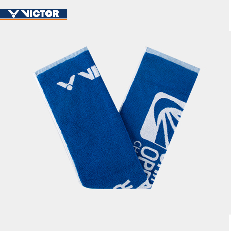 威克多VICTOR胜利运动毛巾吸汗加长公开赛纪念款 TW204-蓝色