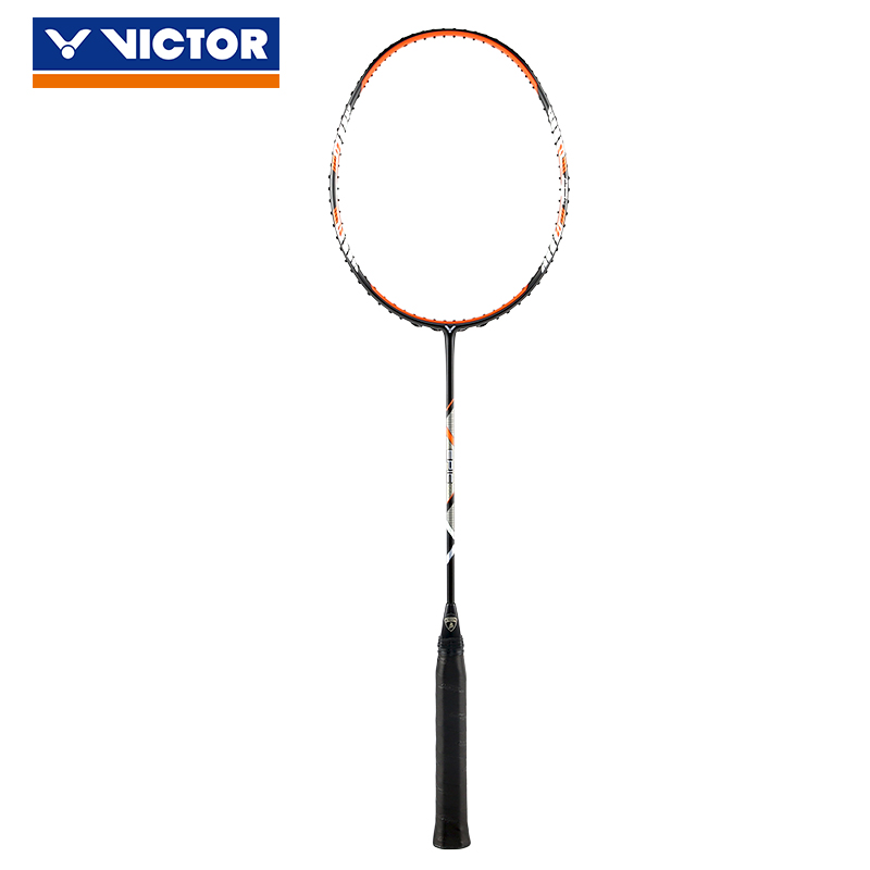 胜利Victor限量款兰博基尼羽毛球拍速度型高刚碳素单拍 JS-EPIC01-橘色