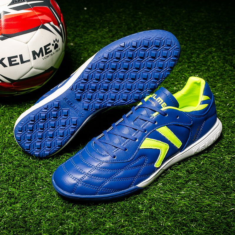 KELME卡尔美 足球鞋男夏季新款碎钉系带青少年比赛训练鞋 ZX80011017-417-107-003