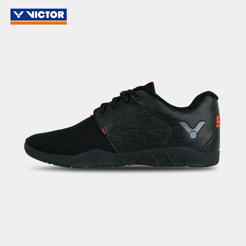 威克多VICTOR运动鞋胜利男女款休闲鞋子避震透气防滑耐磨 VGR10-白色-黑色
