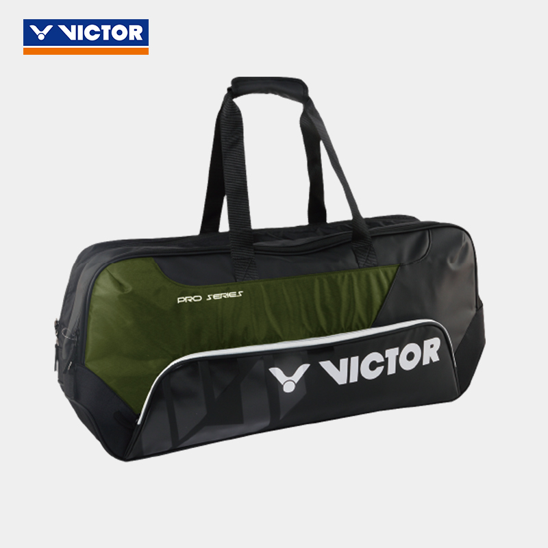 2021威克多VICTOR胜利方形羽毛球包手提单肩大容量6支装 BR8610-水蓝-鲜红-深绿