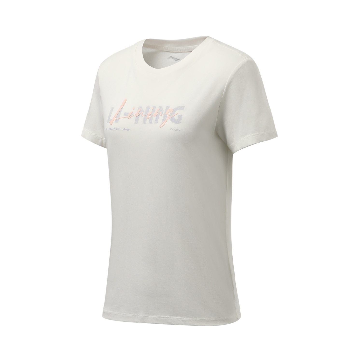 LI-NING 李宁 团购系列 女 短袖T恤 香槟白 ATSR290-1