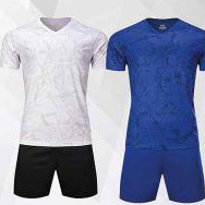 中健足球服套装 B21403-白色-彩蓝-大红-荧光橙-荧光绿