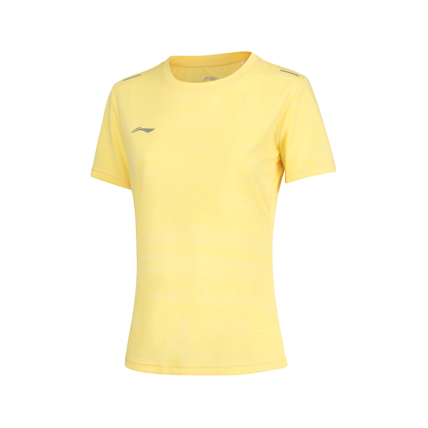 LI-NING 李宁 团购系列 女 短袖T恤 铬黄色 ATSS600-4