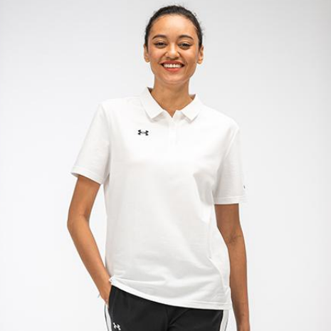 安德玛UA  短袖女2022夏季新款白色POLO衫运动休闲T恤 白色 21500543-100