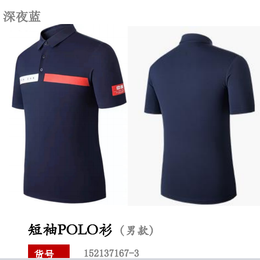 安踏2022夏季运动 短袖POLO衫（男款）  152137167-3